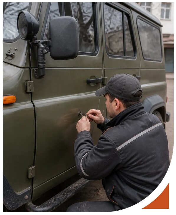 Профессиональное вскрытие автомобиля УАЗ без повреждений в Лянторе